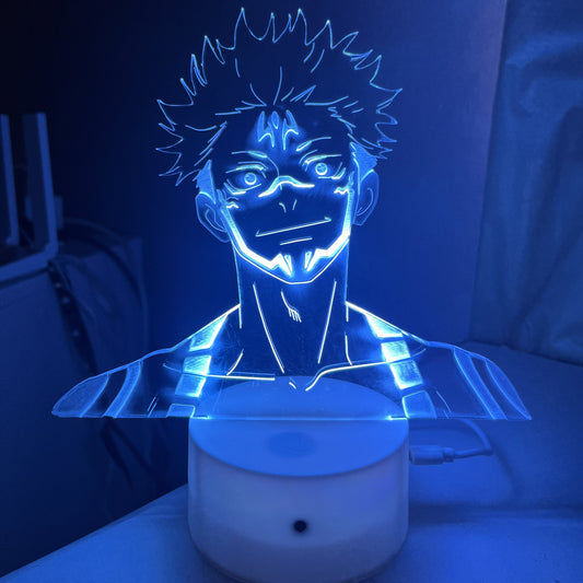 Luminária LED RGB – Sukuna – Jujutsu Kaisen – Japa Figures