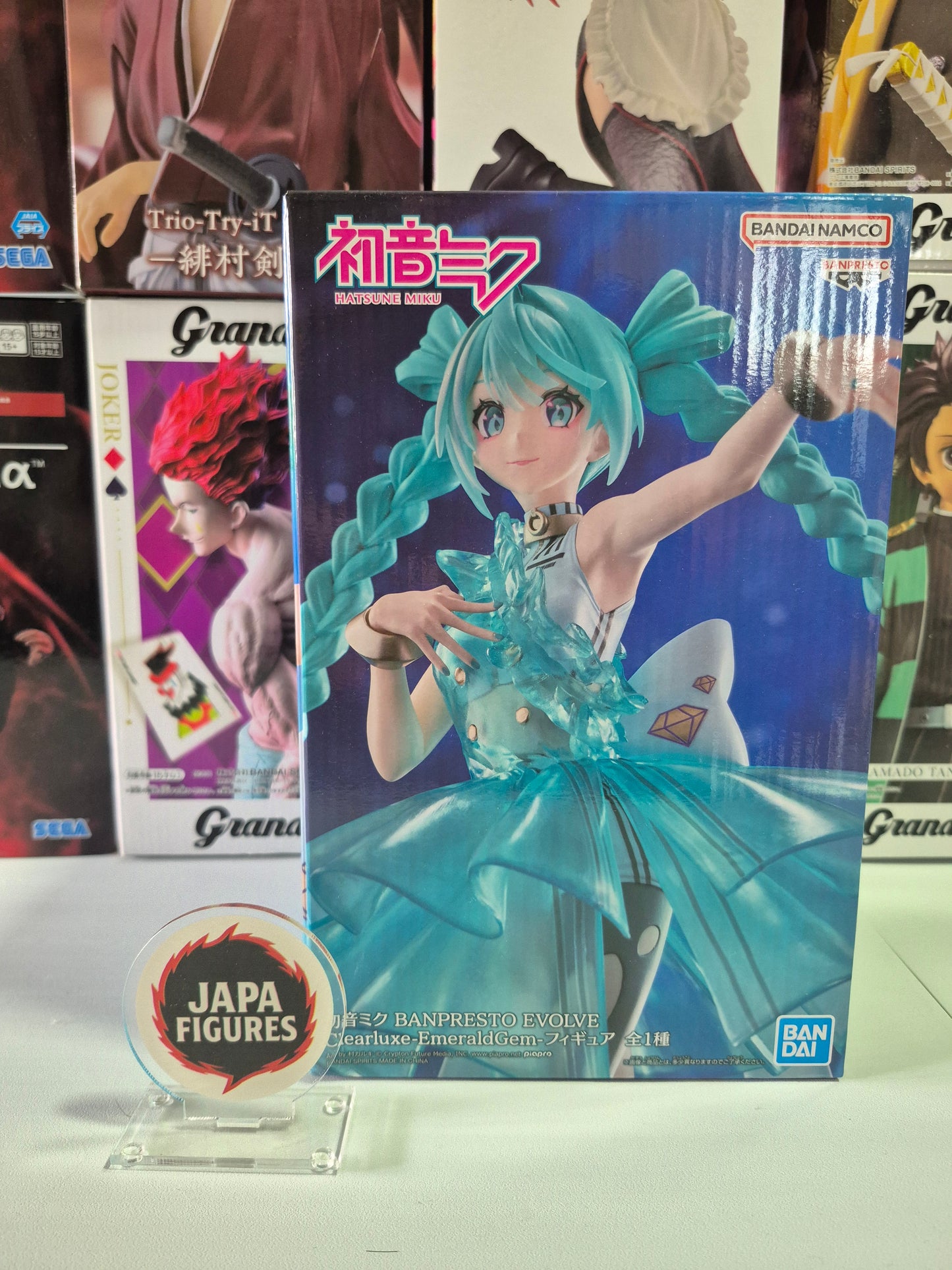 Hatsune Miku – Banpresto Evolve – Clear Luxe Emerald Gem – Bandai