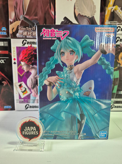 Hatsune Miku – Banpresto Evolve – Clear Luxe Emerald Gem – Bandai