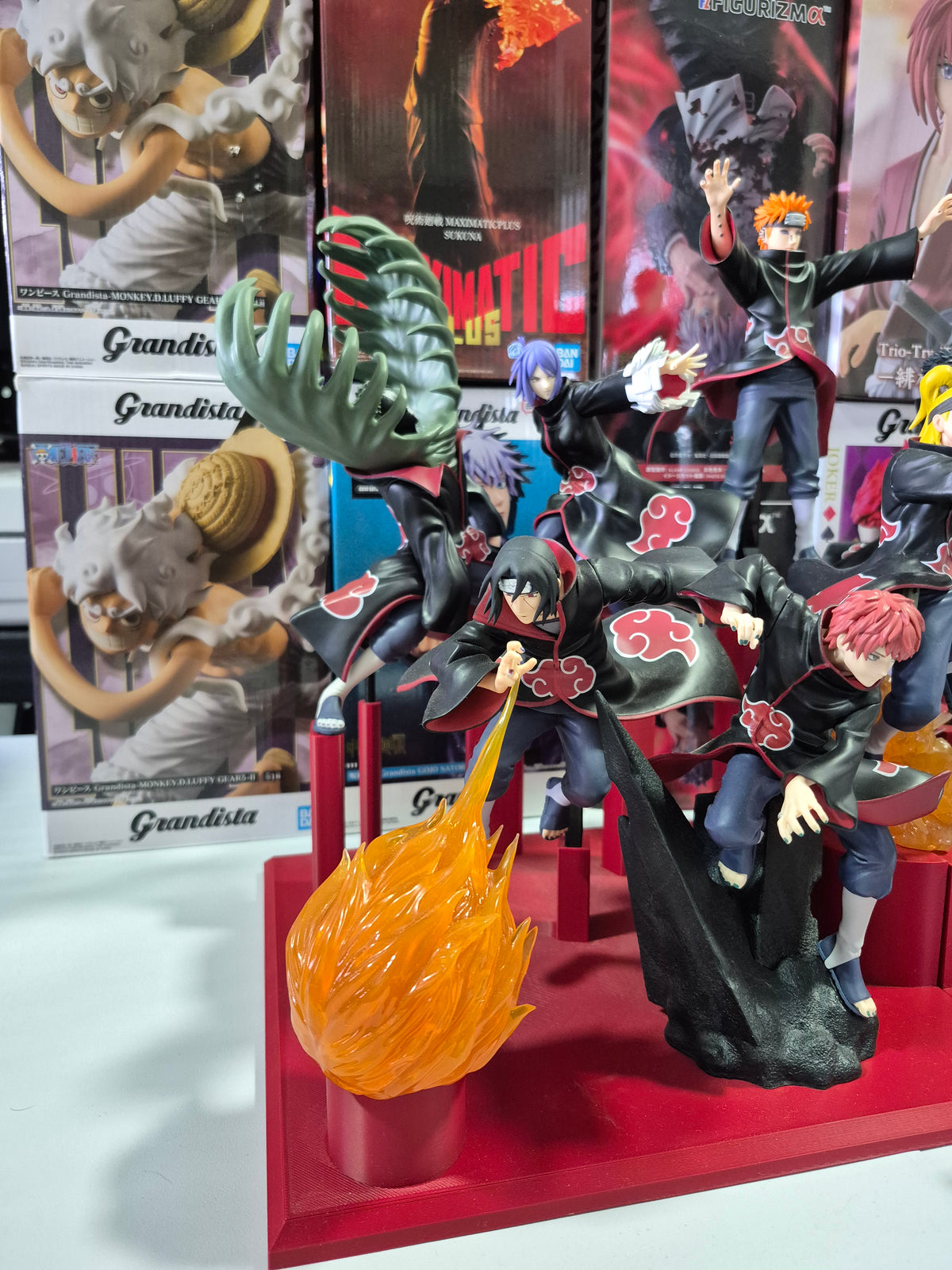 Akatsuki Completa – Naruto Shippuden – Vibration Stars / Effectreme – Bandai – Kit 10 Figures