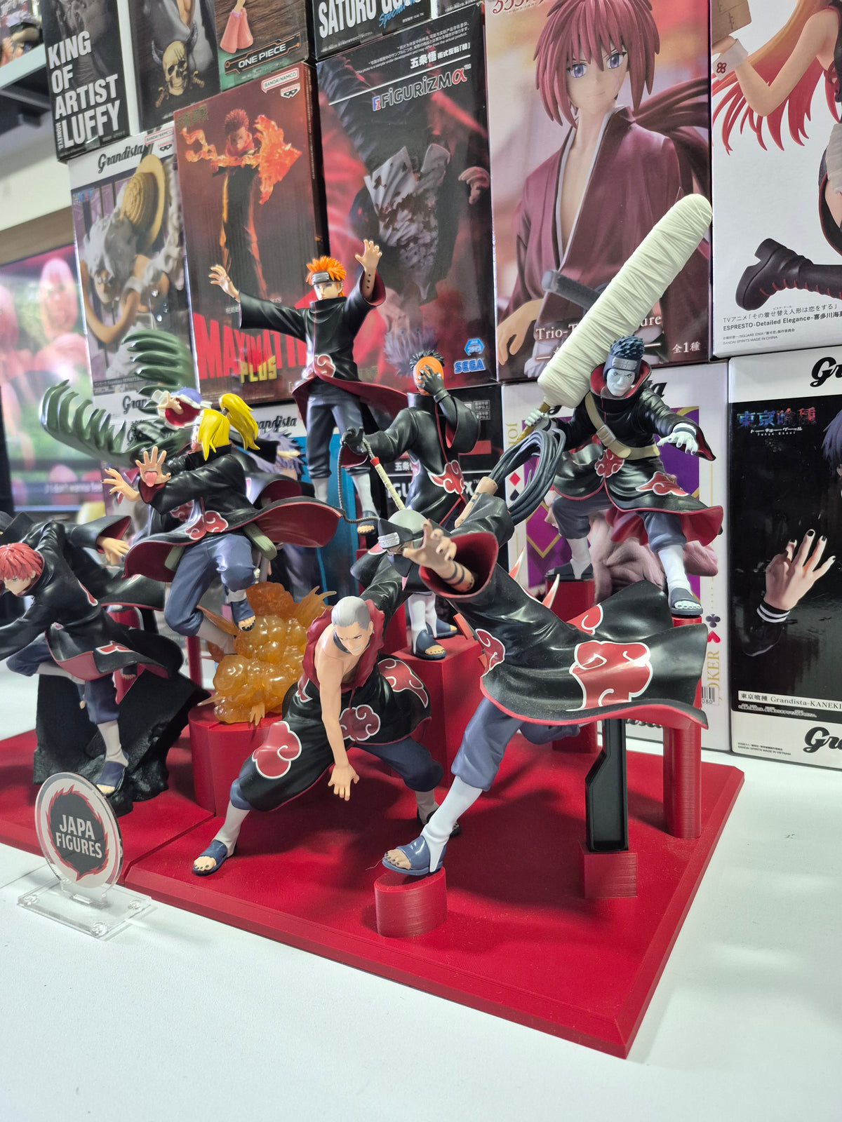 Akatsuki Completa – Naruto Shippuden – Vibration Stars / Effectreme – Bandai – Kit 10 Figures