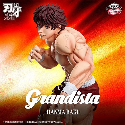 [PRÉ-VENDA - 11/26] - Baki Hanma – Baki the Grappler – Grandista – Bandai Banpresto