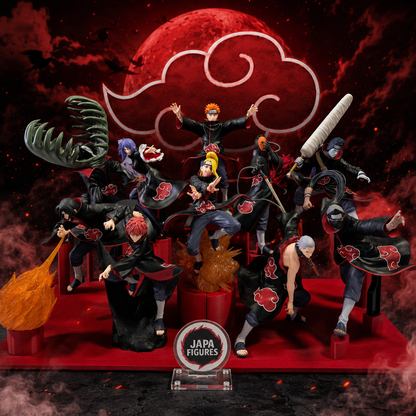 Akatsuki Completa – Naruto Shippuden – Vibration Stars / Effectreme – Bandai – Kit 10 Figures