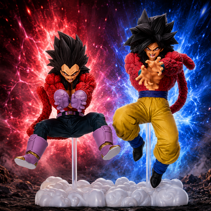 Son Goku Super Saiyajin 4 + Vegeta Super Saiyajin 4 – Dragon Ball GT – TAG Fighters – Bandai