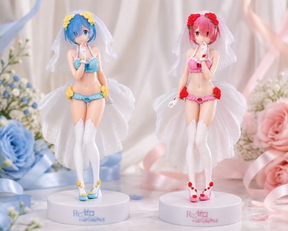 Rem & Ram – Re:Zero – EXQ Figure Bikini Wedding Ver. – Bandai