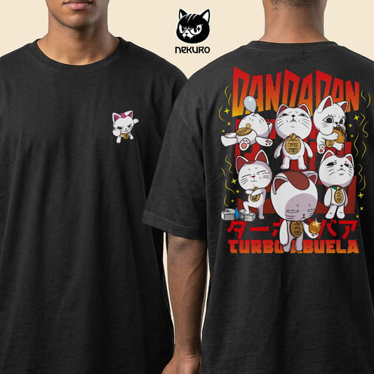 Camiseta Oversized – Dandadan – Turbo Vovó – Japa Figures x Nekuro