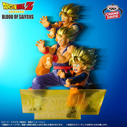 Goku, Gohan e Goten – Dragon Ball Z – Blood of Saiyans – Bandai Banpresto