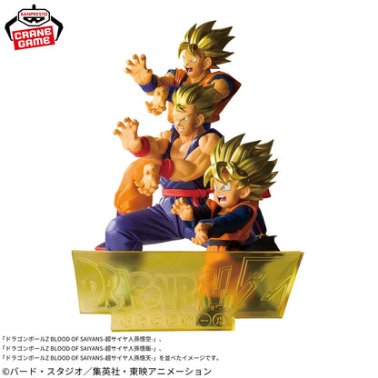 Goku, Gohan e Goten – Dragon Ball Z – Blood of Saiyans – Bandai Banpresto