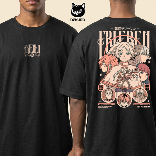 Camiseta Oversized – Frieren – Japa Figures x Nekuro