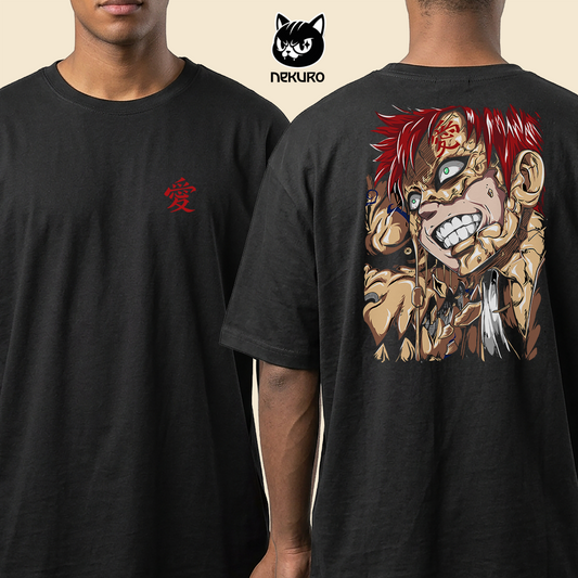 Camiseta Oversized – Naruto – Gaara – Japa Figures x Nekuro