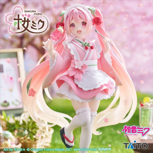 Sakura Miku – Hatsune Miku – Coreful Figure Japanese Cafe Ver. – Taito