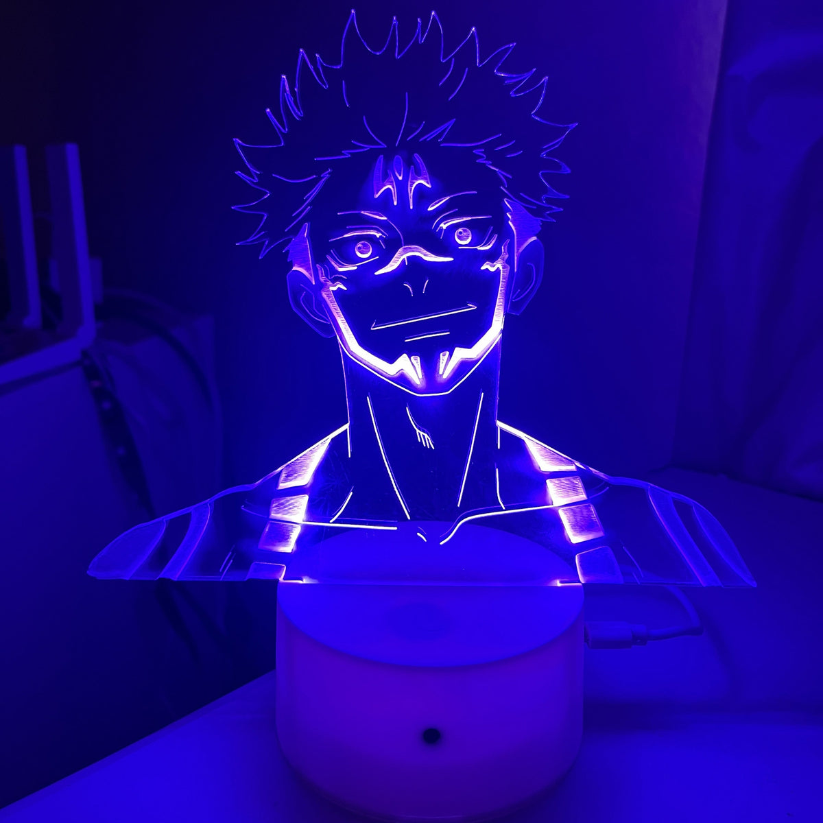 Luminária LED RGB – Sukuna – Jujutsu Kaisen – Japa Figures