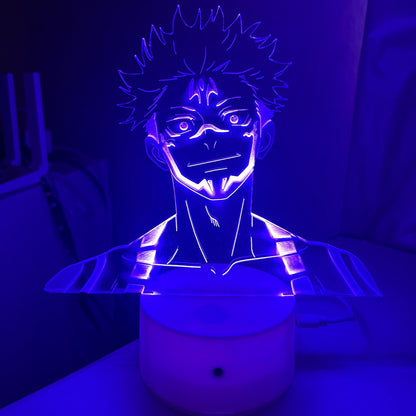 Luminária LED RGB – Sukuna – Jujutsu Kaisen – Japa Figures
