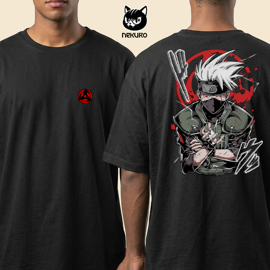 Camiseta Oversized – Naruto – Kakashi Hatake – Japa Figures x Nekuro