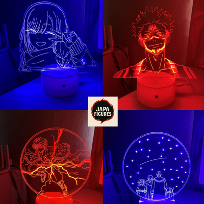 Acrílico Avulso para Luminária LED – Animes – Japa Figures
